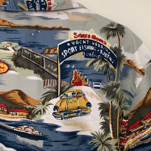 Bill Blass Men’s Unique Summer Beach Outdoor Shirt - Picture 6 of 6